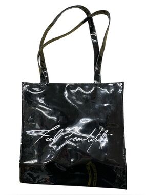 Feel Beautiful Black Patent Tote Bag